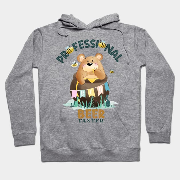 Bear Taster, & The Honey Bees Hoodie by keshanDSTR